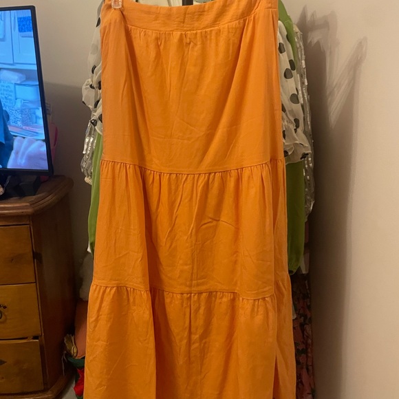 Petal & Pup Dresses & Skirts - Petal & Pup Vibrant Orange Maxi Skirt